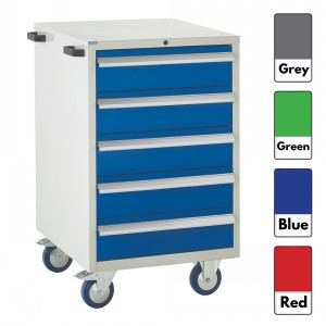 Euroslide Storage Cabinet Mobile 5 Drawers